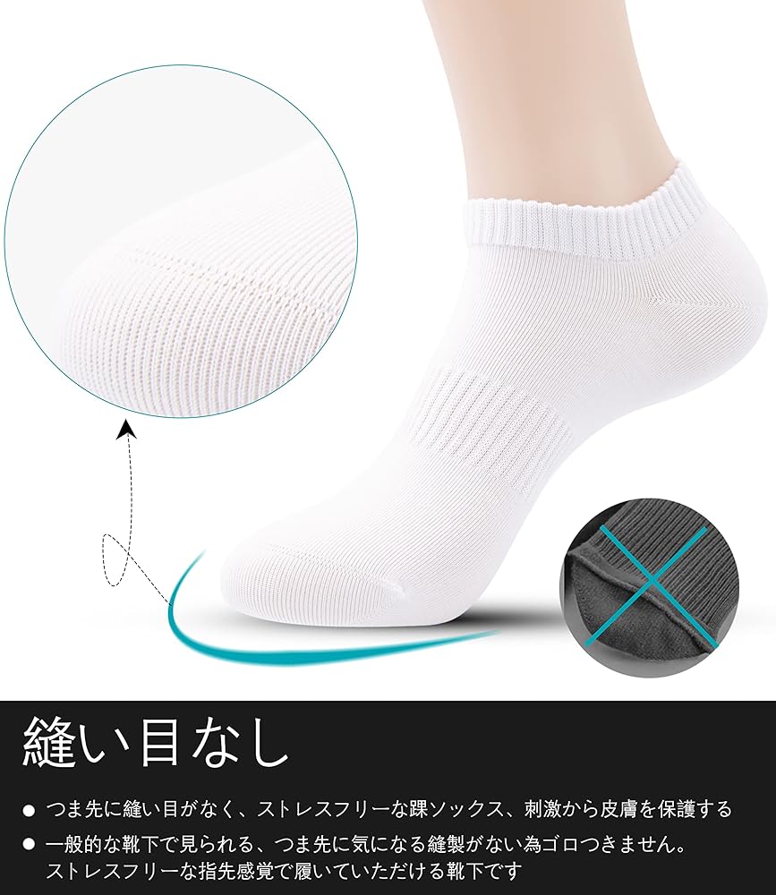 Amazon | [banerise] スニーカーソックス くるぶし ソックス